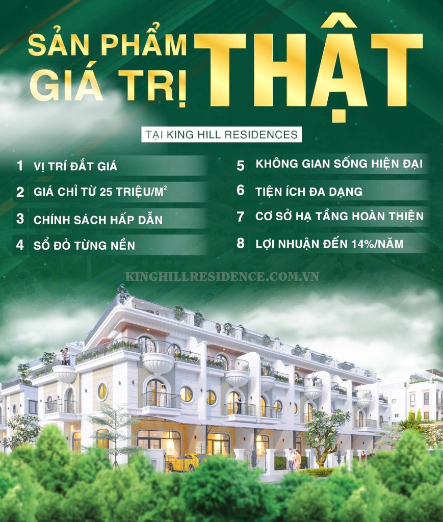 dự án king hill residence bến lức long an