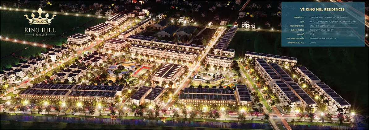 king hill residences bến lức long an đứng đầu trong số các dự án bất động sản được yêu thích
