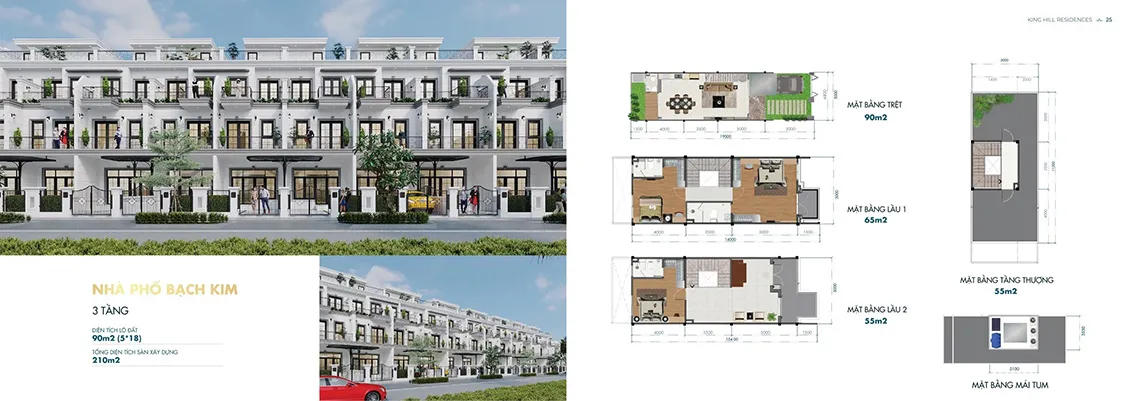 king hill residences bến lức long an nổi bật với thiết kế kiến trúc đẹp mắt nhất trong các dự án bất động sản